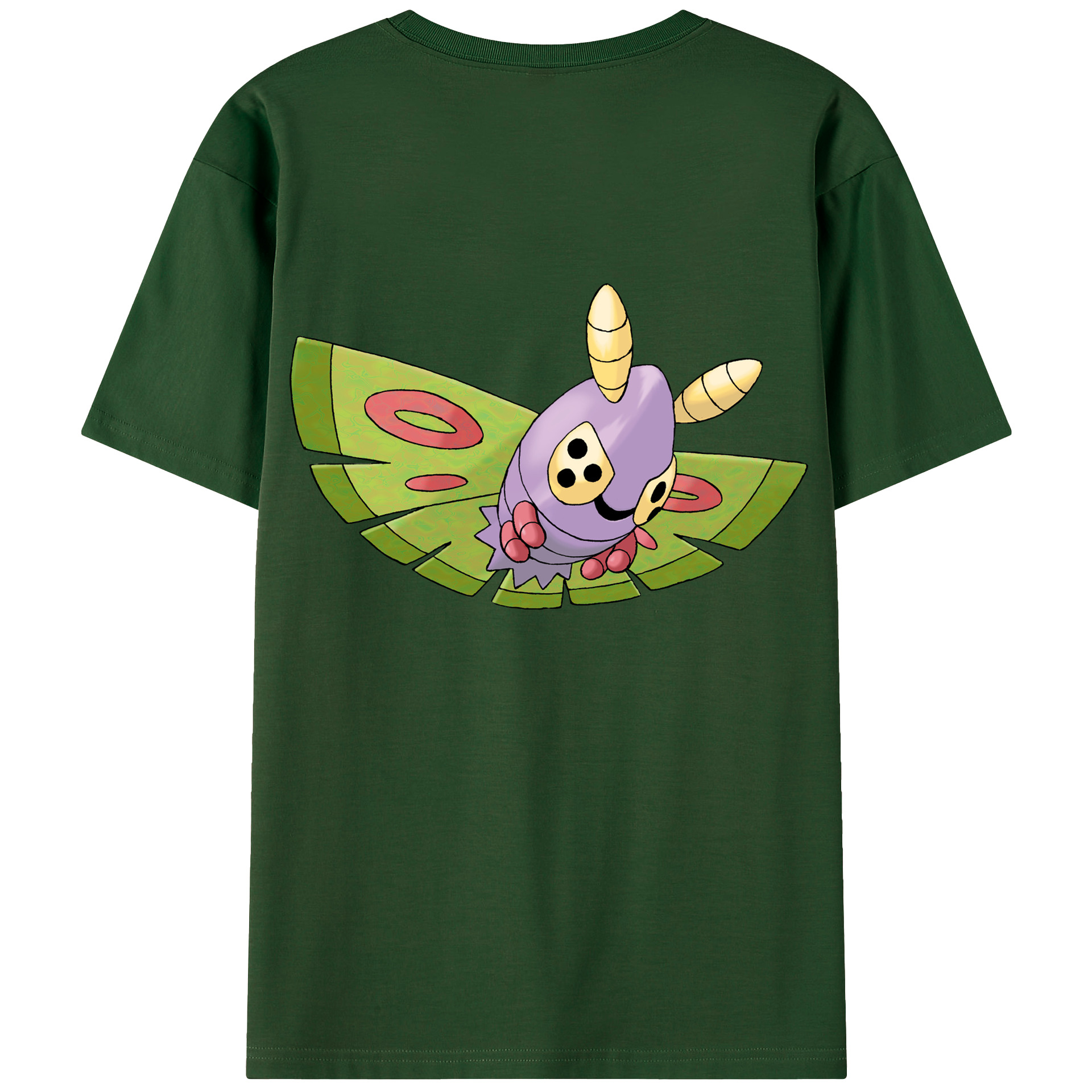（画像用） ポケットモンスター Pokémon 綿100％半袖Tシャツ（背面プリント）